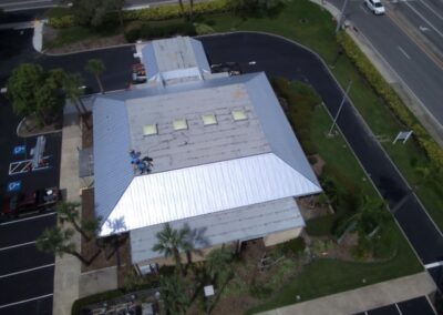 5-V Metal and Modified Roofing System Installation Sarasota FL Bringman Roofing